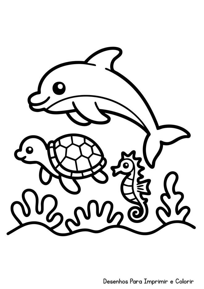 Desenhos de animais para colorir para imprimir e colorir - imagem 4